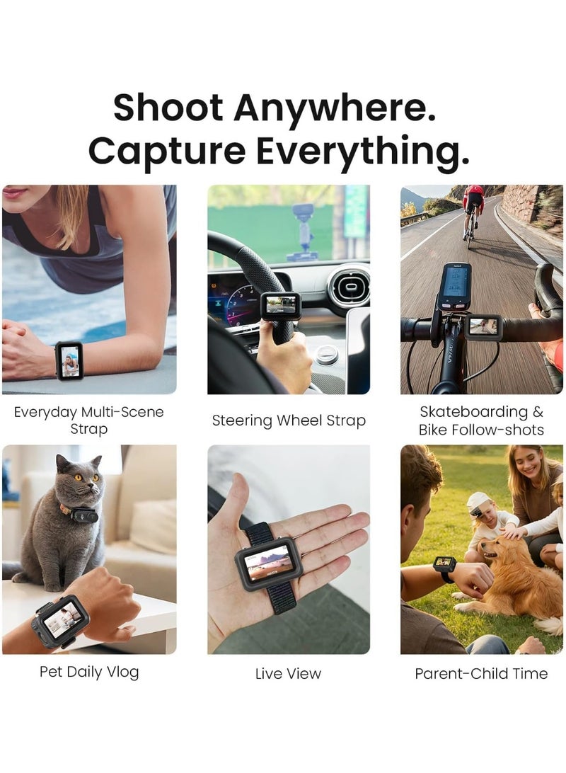 حزام المعصم متعدد الوظائف حالة السيليكون لـ DJI Osmo Nano حزام توسيع الإرسال اللاسلكي ، Vlogging و First Person View إكسسوار إطلاق النار - Image 3
